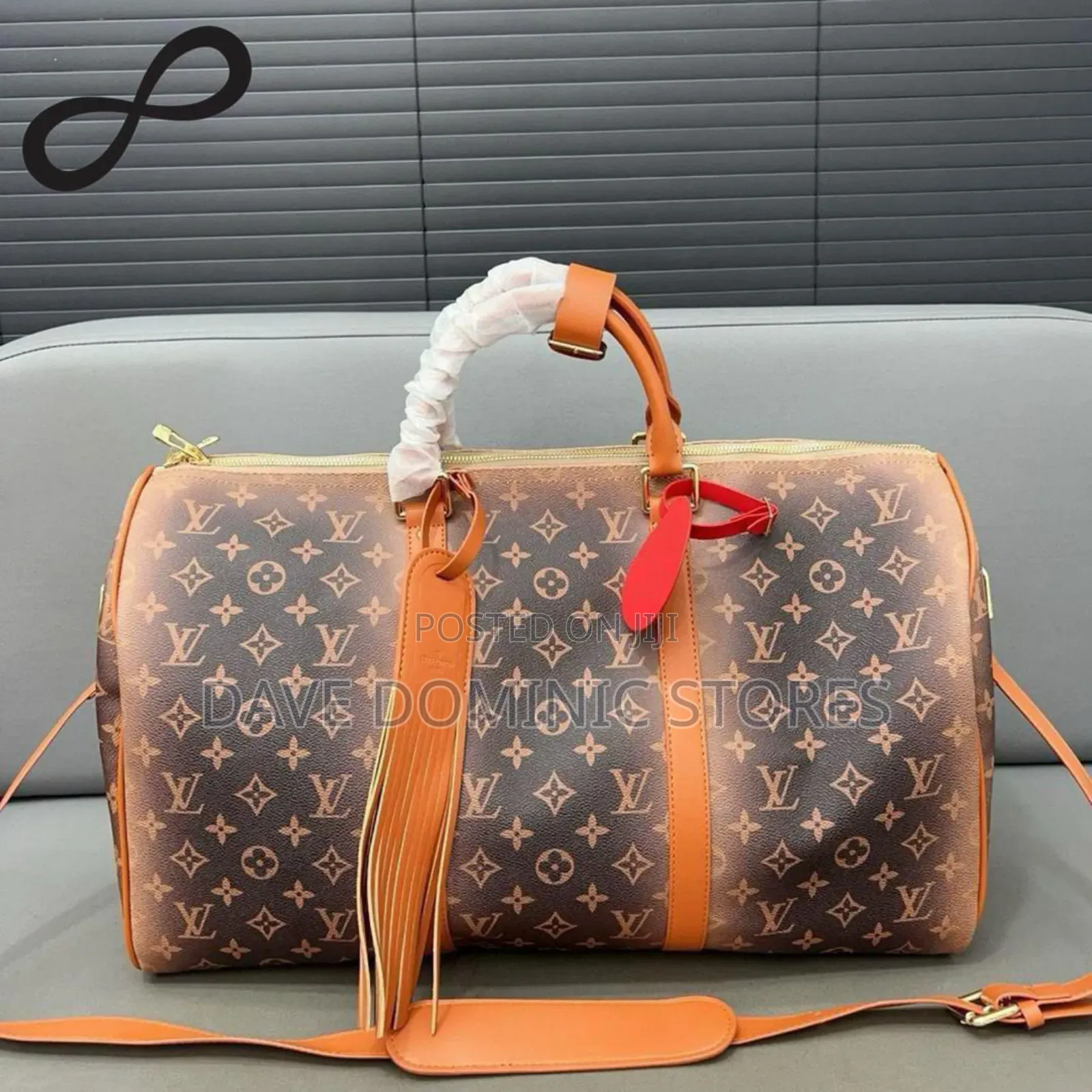 Louis Vuitton Denim Duffel Bag