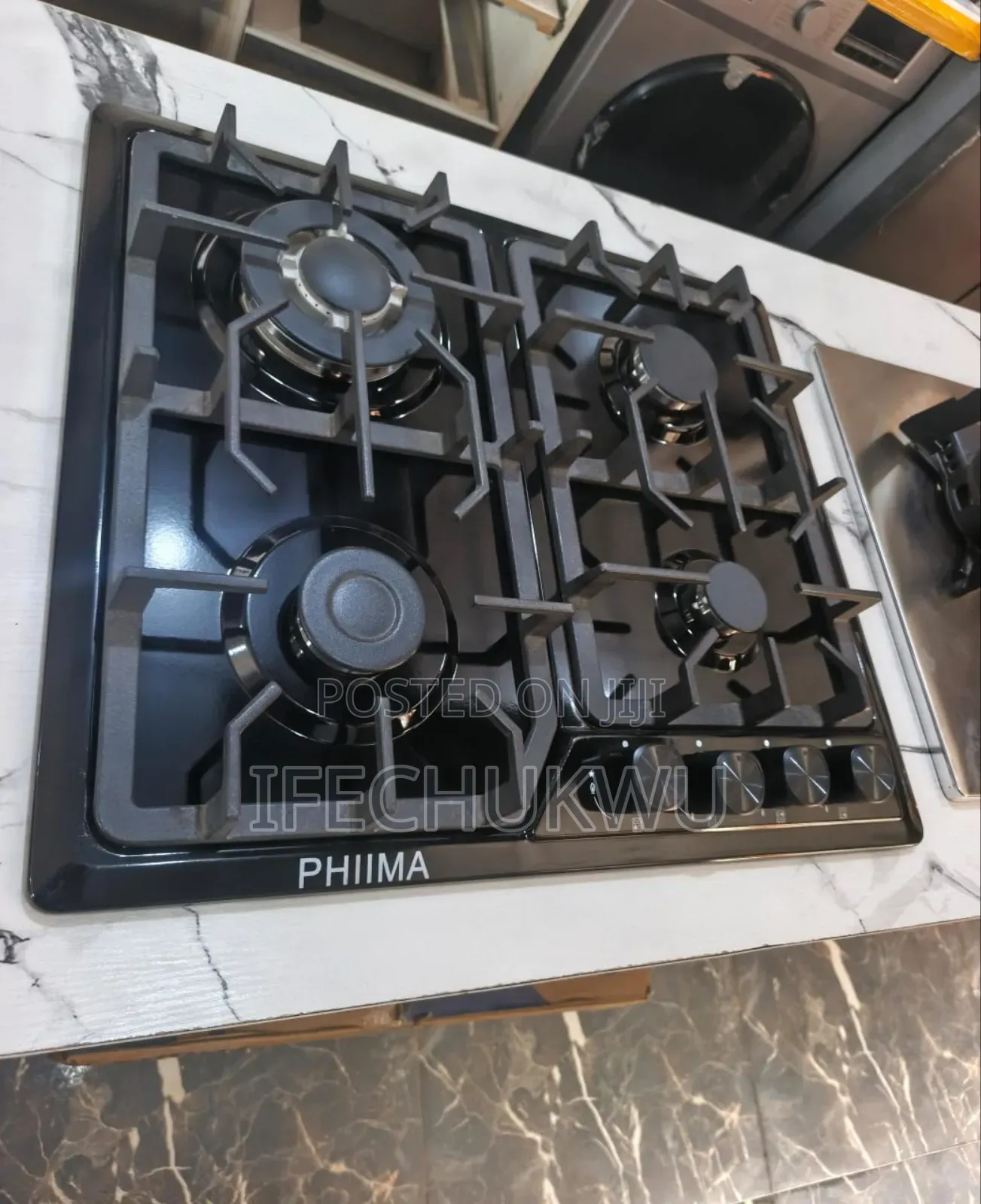 Original Phiima Inbuilt Luxury 4 Burners Built-in Stainless Gas Cooker
