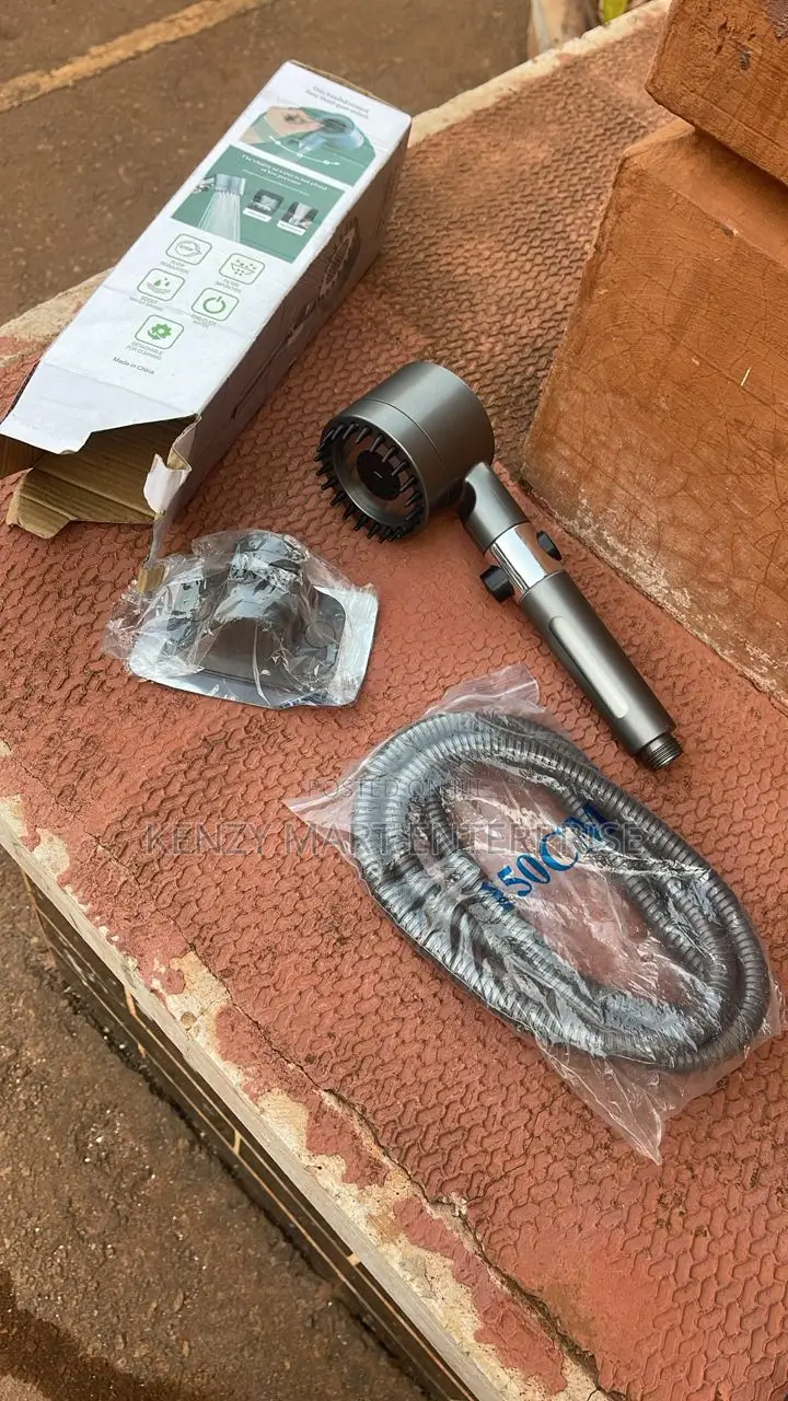 Handheld Shower Head Full Set (Hose + Holder + Head)