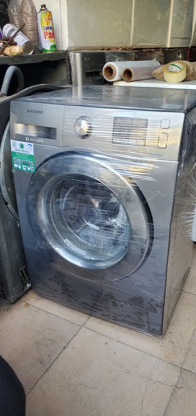 Samsung Digital Inverter,8kg Wash and Spin Washing Machine