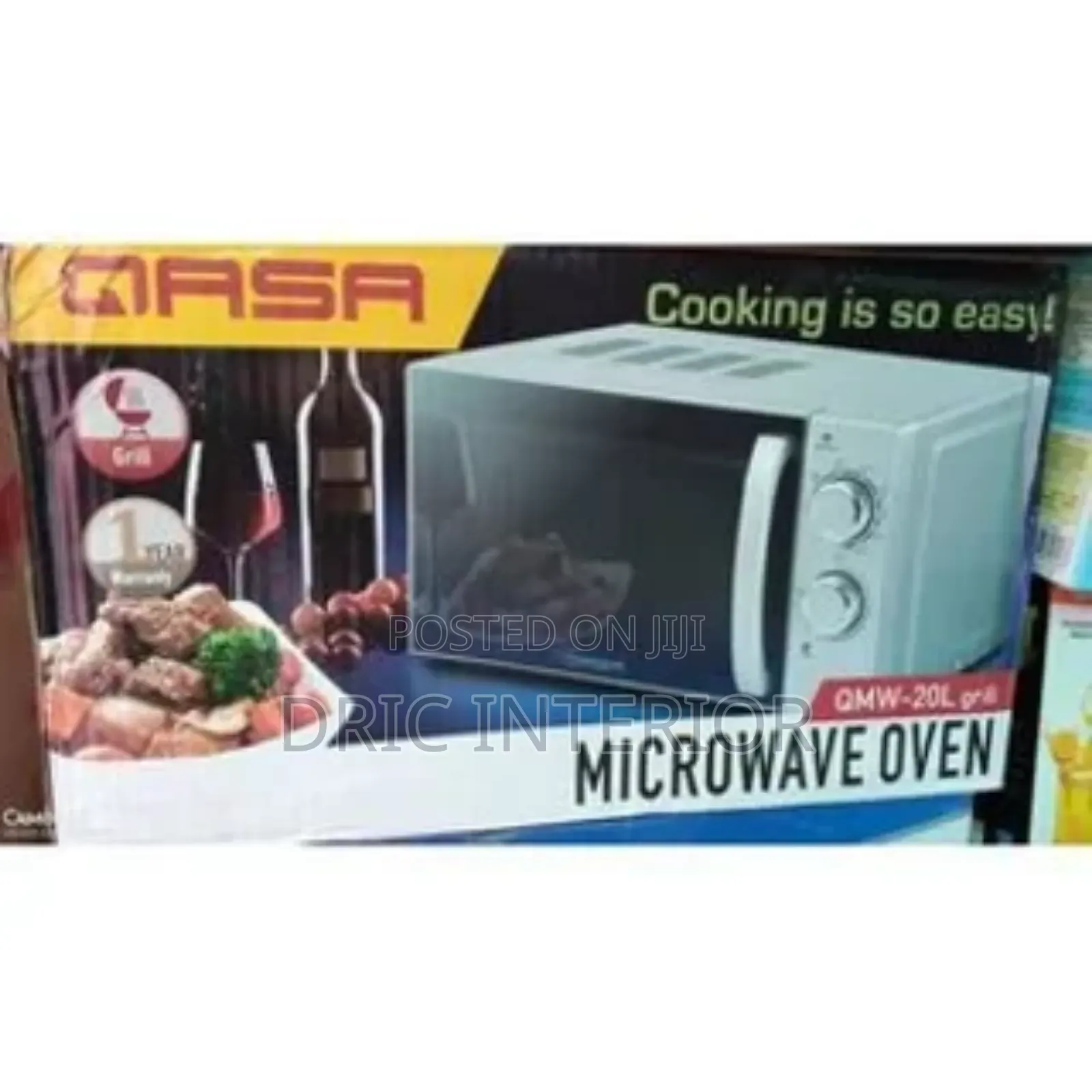 20l Qasa Microwave Oven With Grill