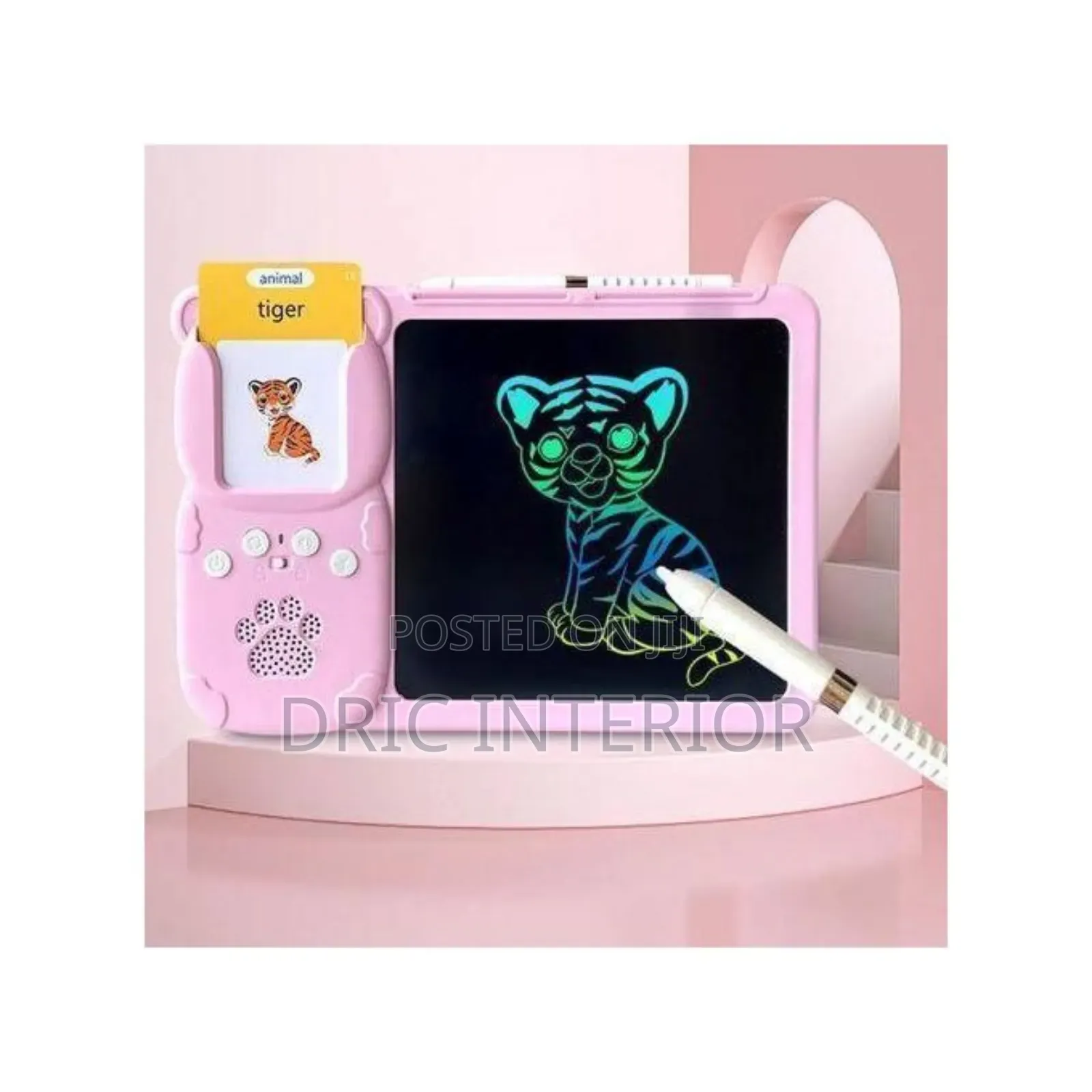 LCD Writing Tablet With Talking Flash Cards Reader