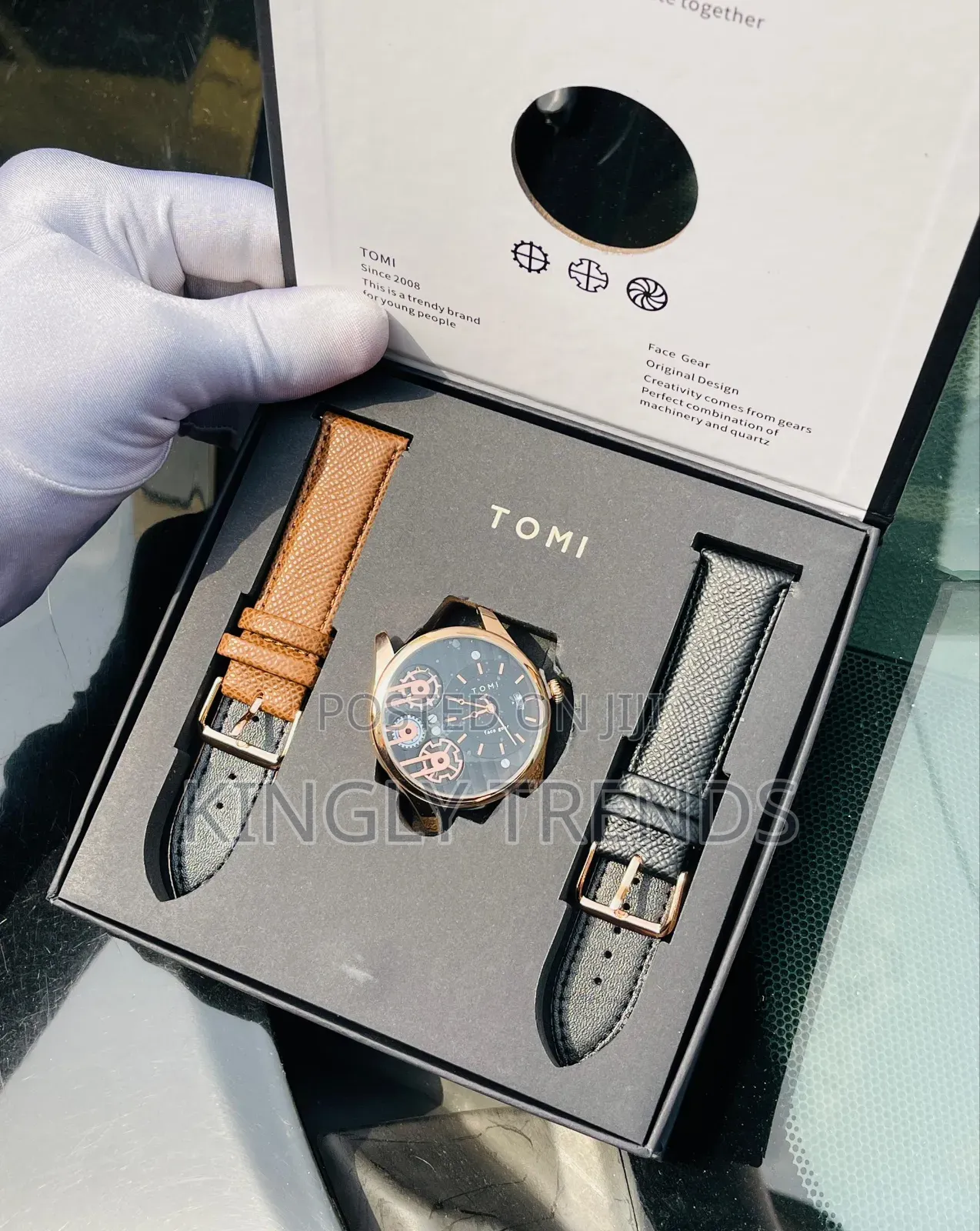 Tomi Face Gear Premium Wristwatch