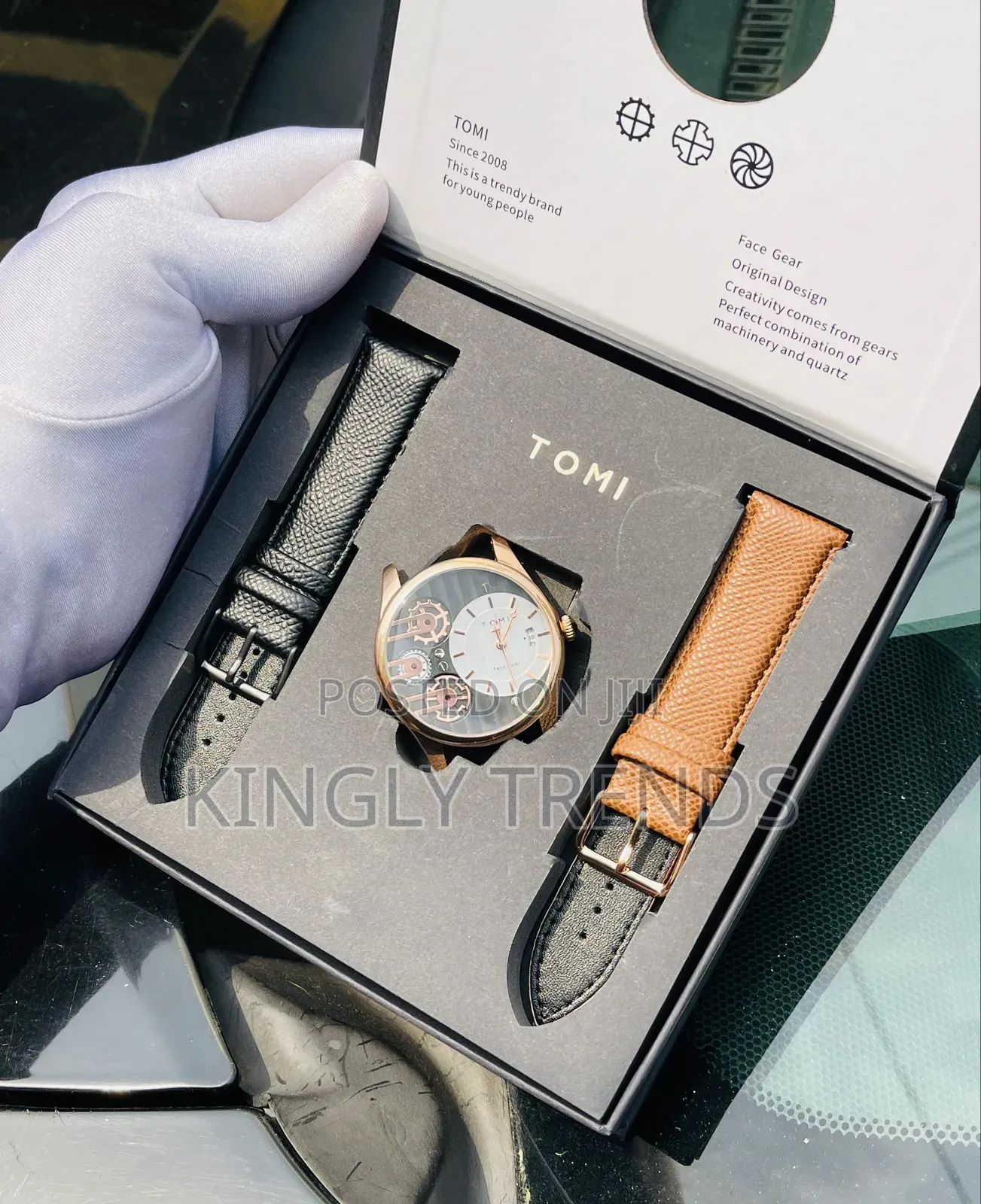 Tomi Face Gear Premium Wristwatch