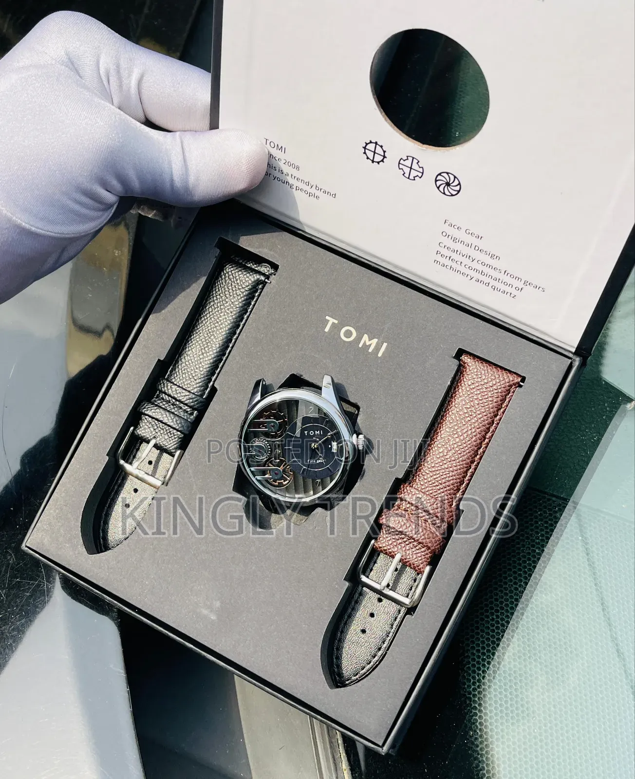 Tomi Face Gear Premium Wristwatch