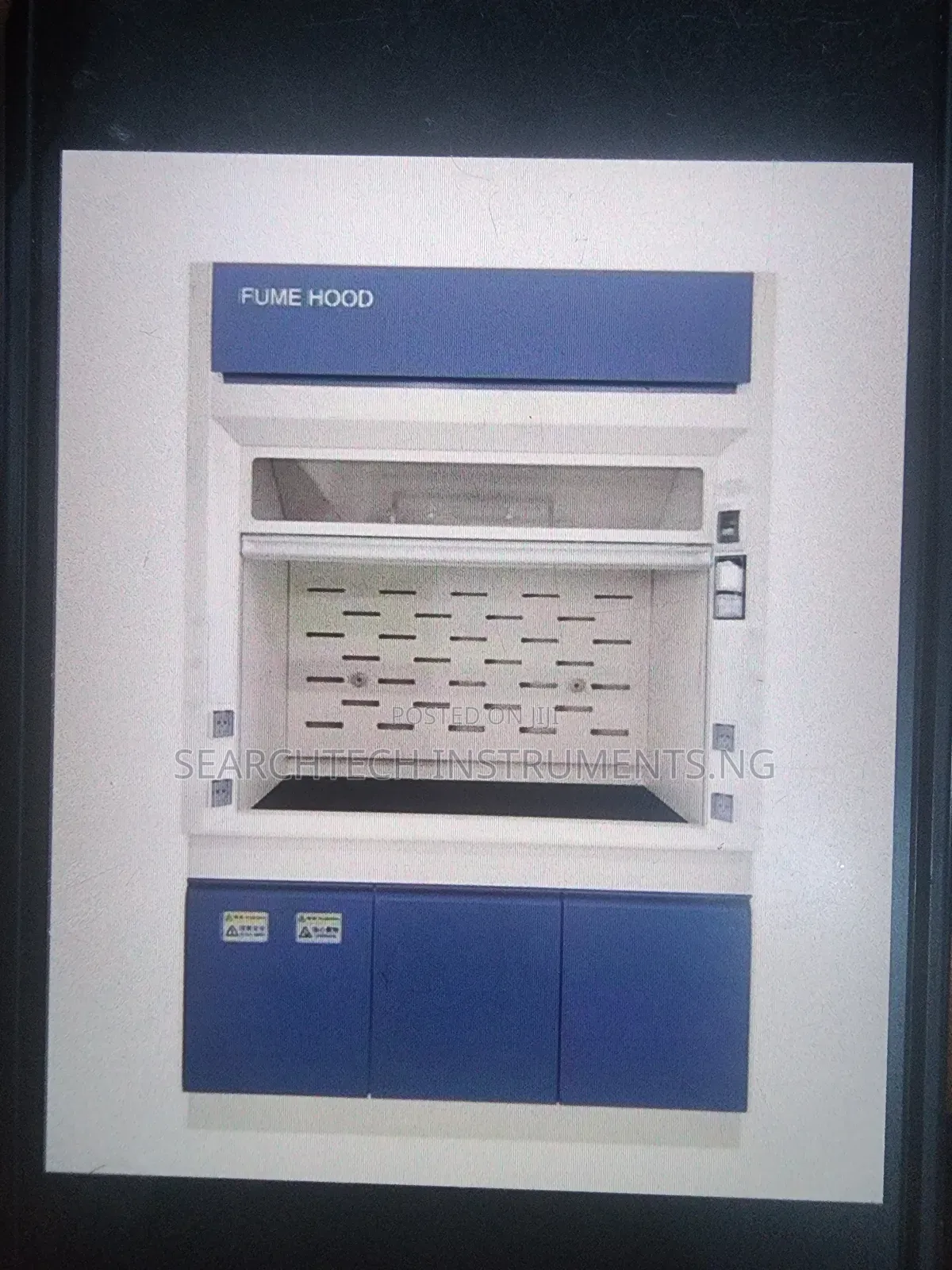 Fume Cupboard or Fume Hood
