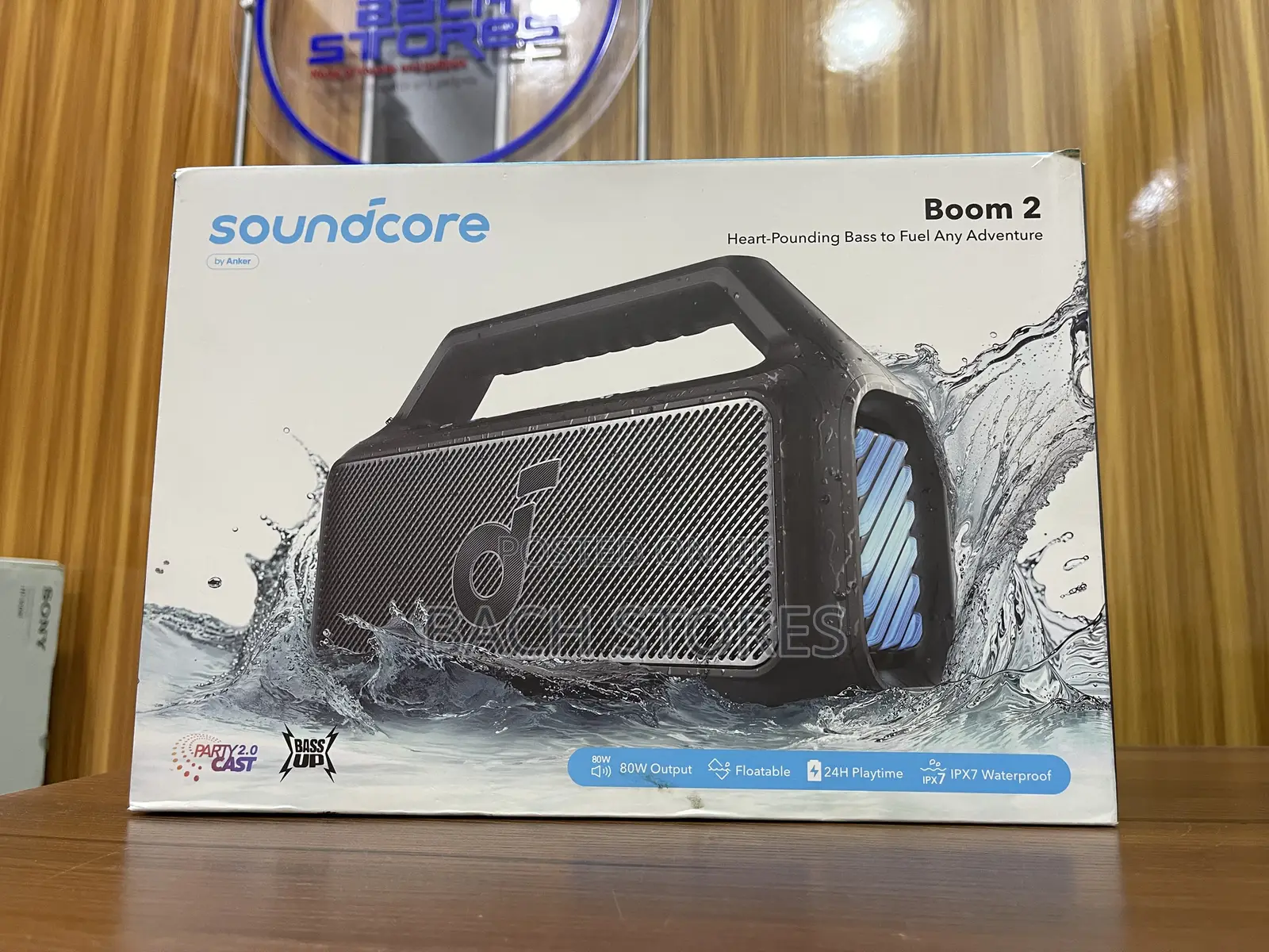 Anker Soundcore Boom 2 Portable Speaker With Ipx7 Waterproof