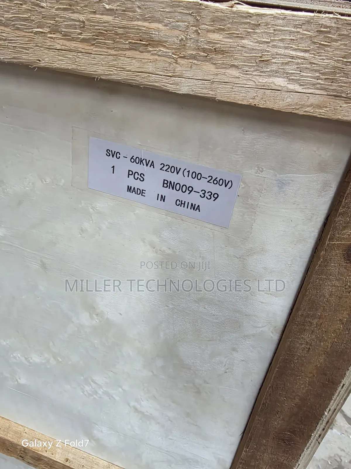 Major Distributor Jordy Stabilizer 60kva 3phase Wooden Case