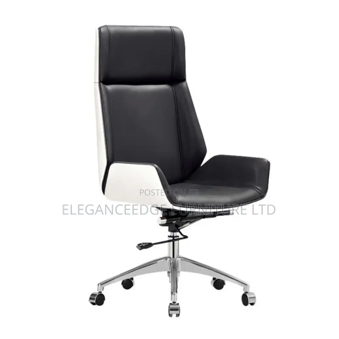 White/Black Luxury Executive Office Chair