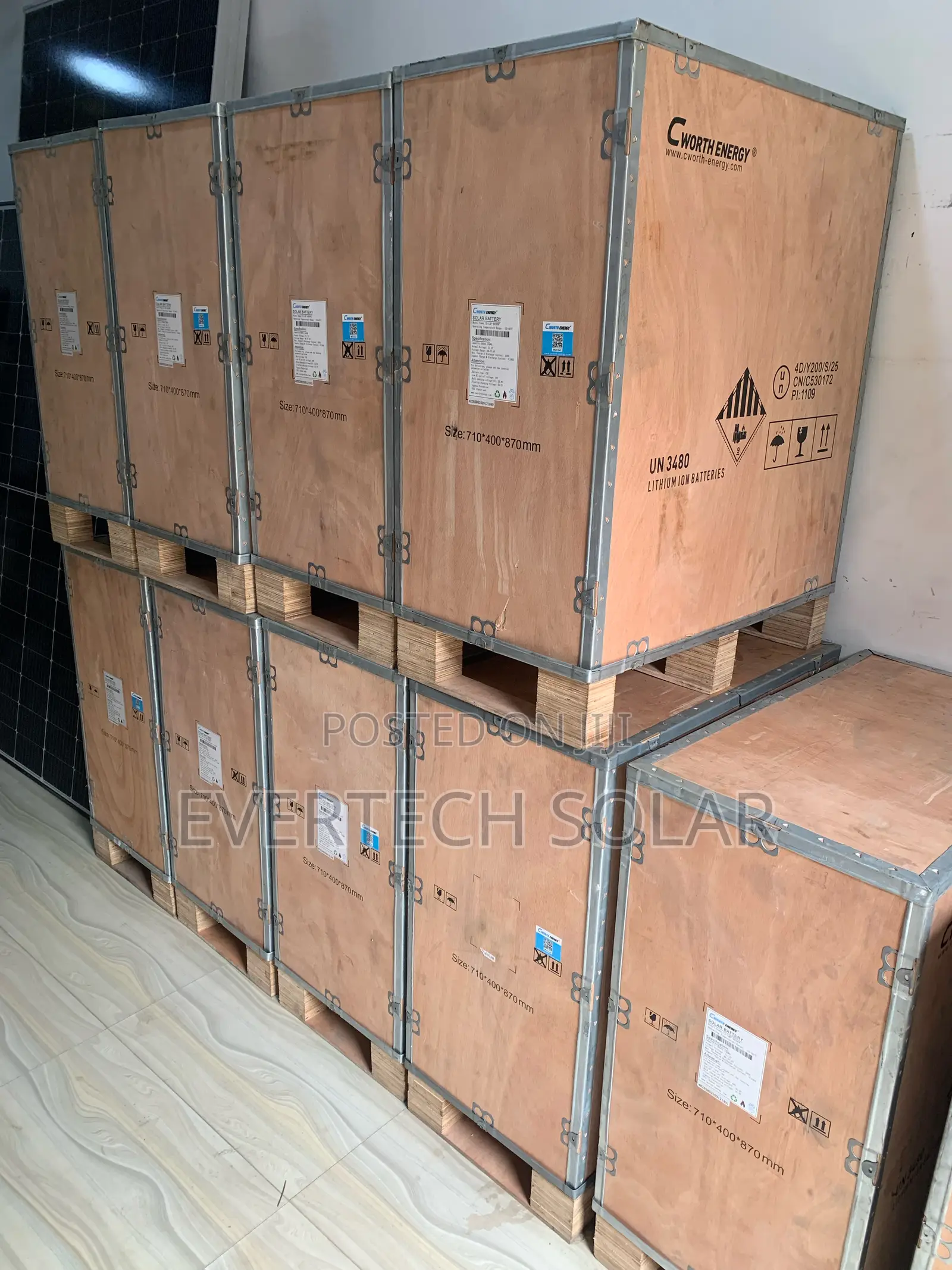 15kwhs Cworth Energy Lithium Battery 48v 300a