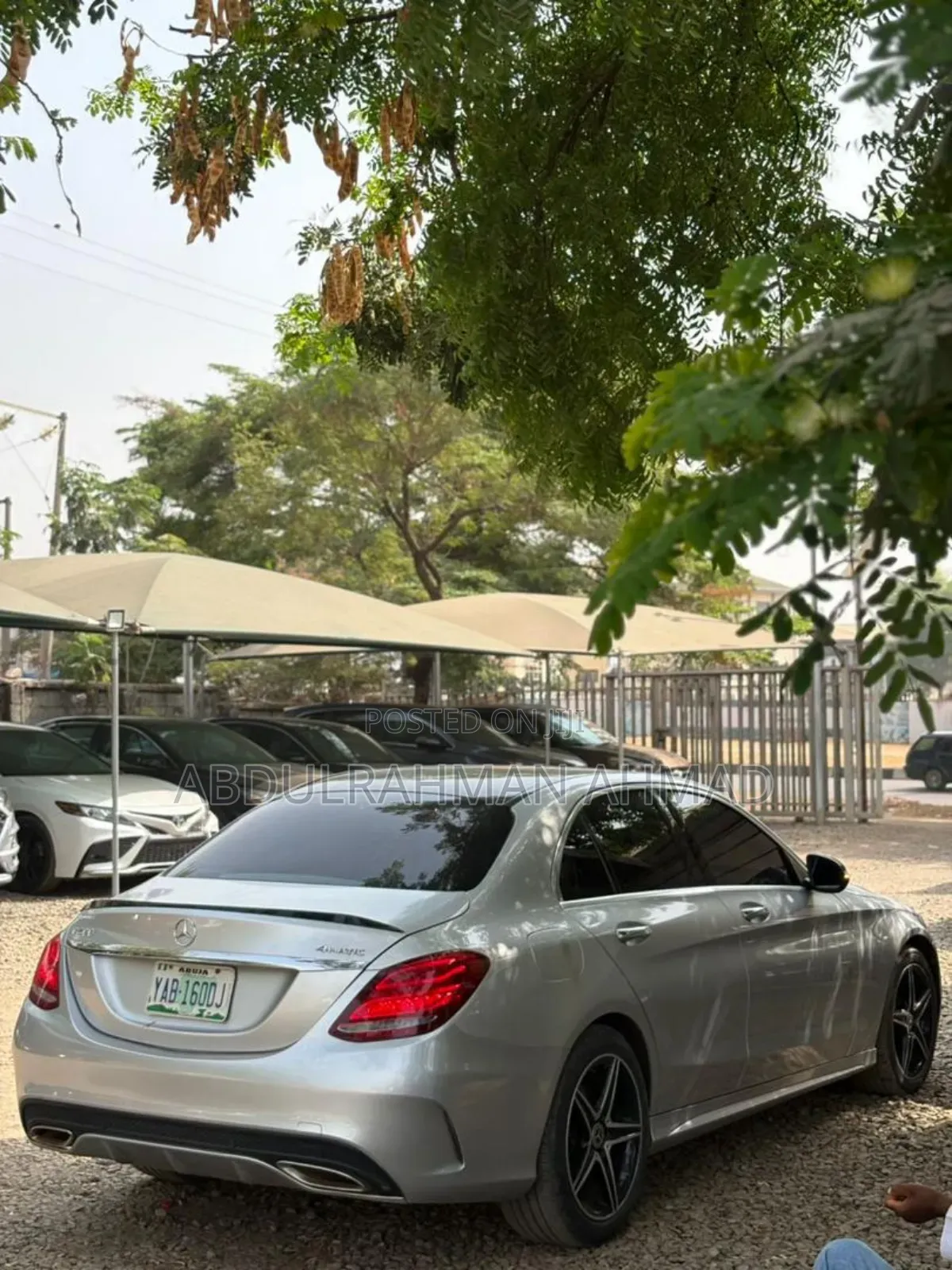 Mercedes-Benz C400 4Matic AWD Sedan (3.0L V6 7A) 2015 Silver