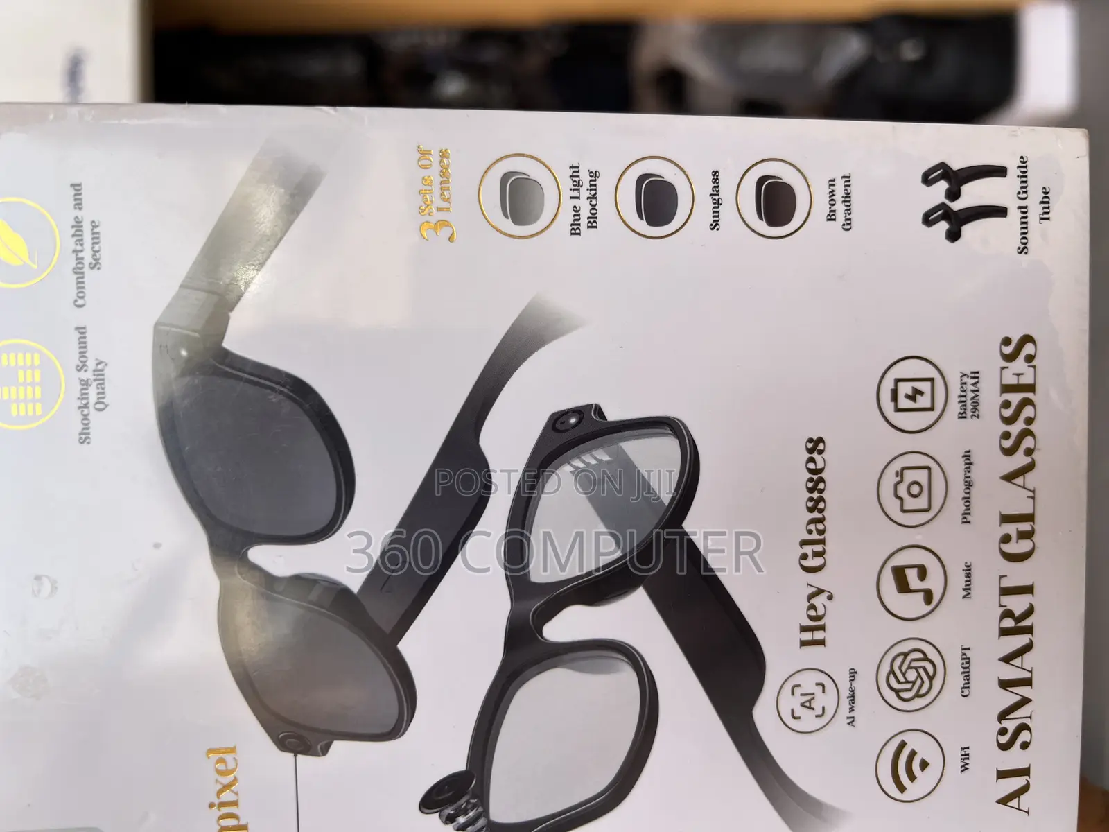 Ai Smart Glasses With Camera and Audio
