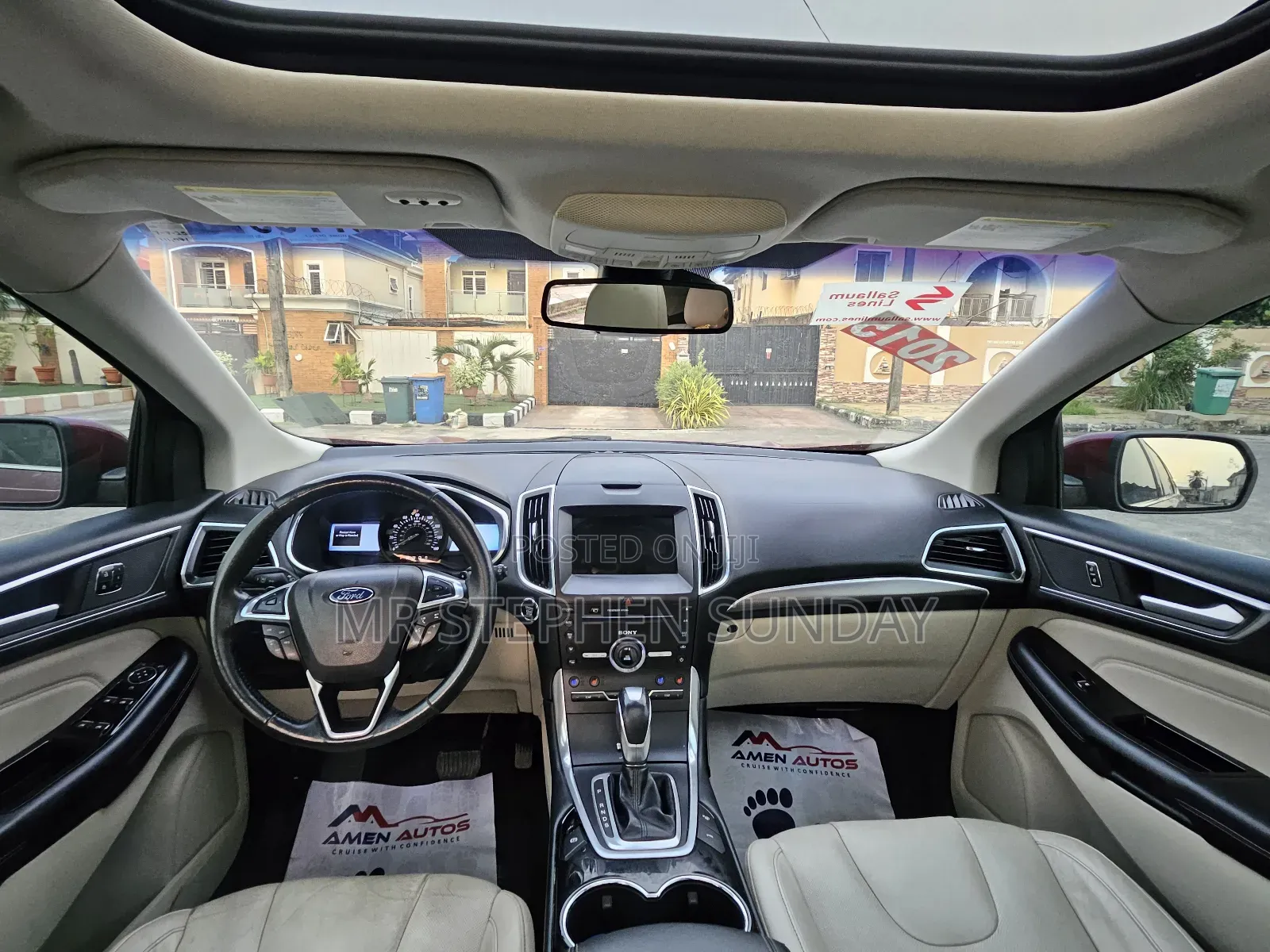 Ford Edge Titanium 4dr SUV AWD (2.0L 4cyl Turbo 6A) 2015 Red