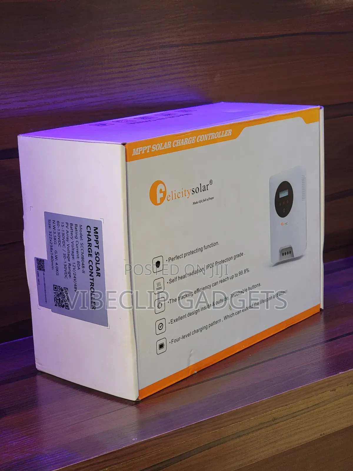 Felicity MPPT Solar Charge Controller 80a (12v/24v/48v)