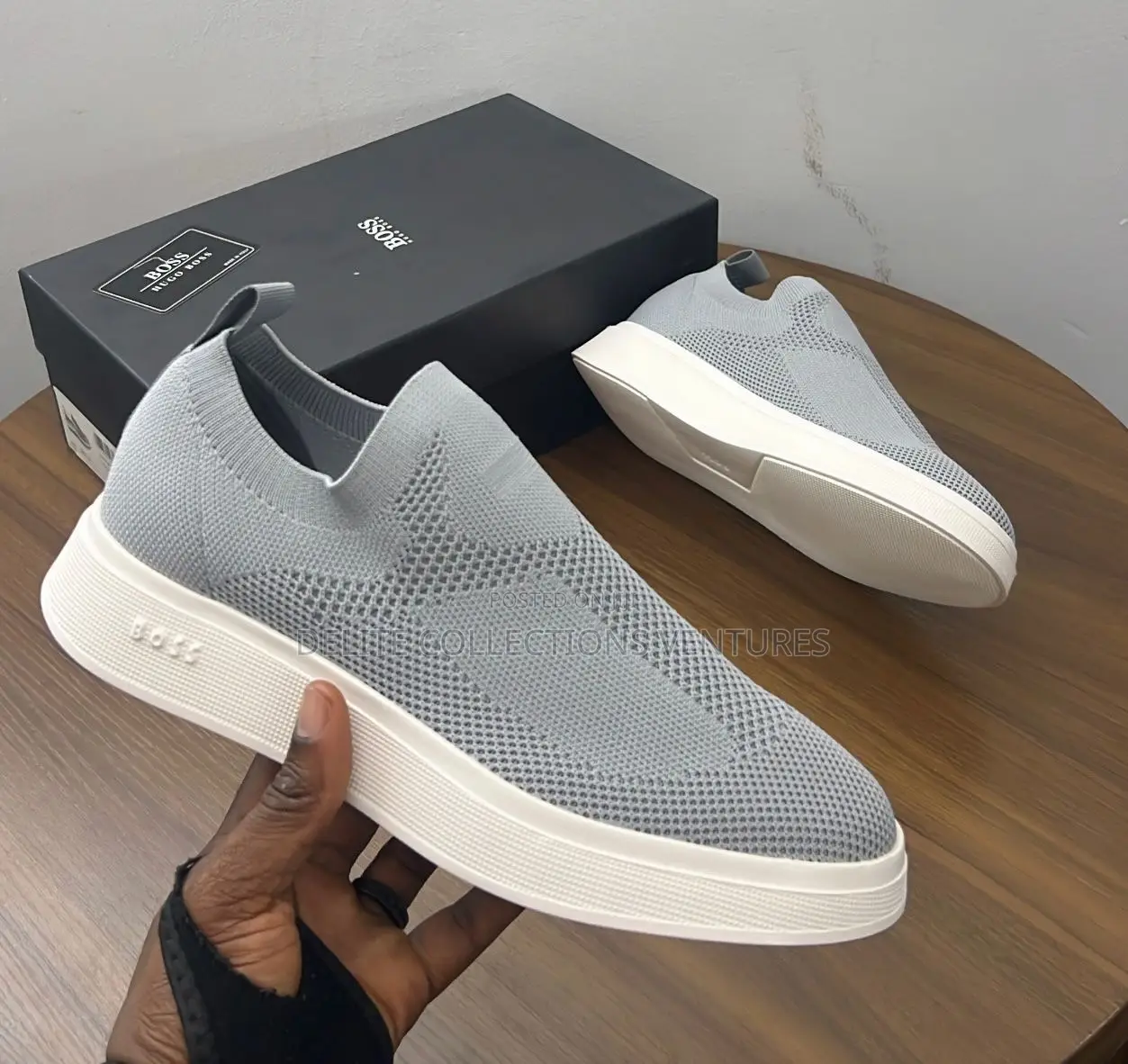*New Hugo Boss Slip on Sneakers ; Now Available in 3 Colours*