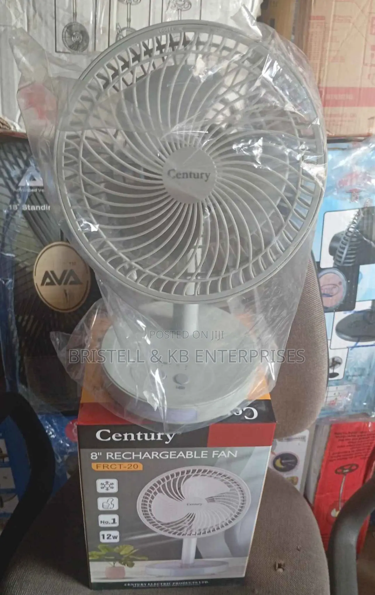 Century 8 Rechargeable Fan
