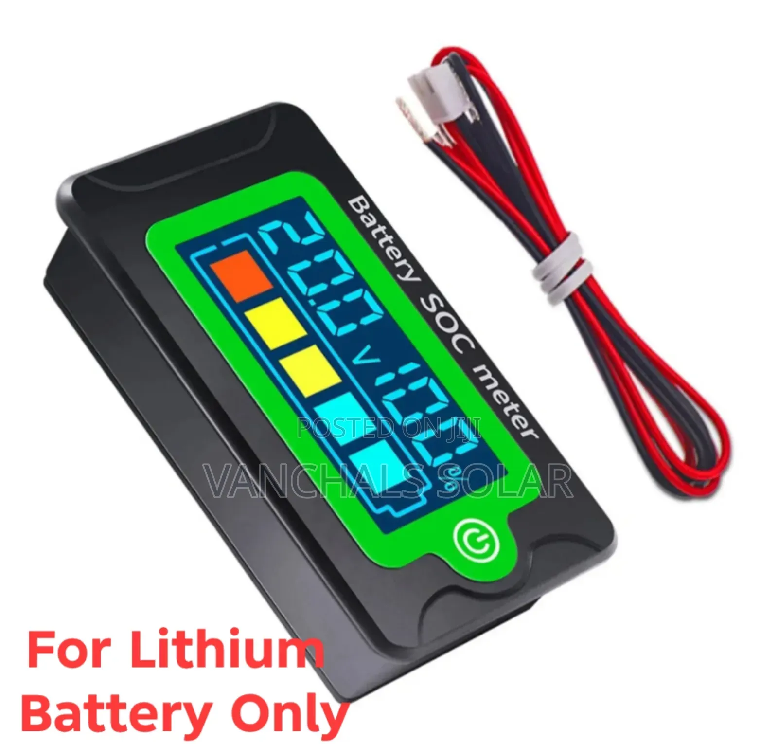 Lithium Battery Meter Monitor/Soc Meter 12v - 72v