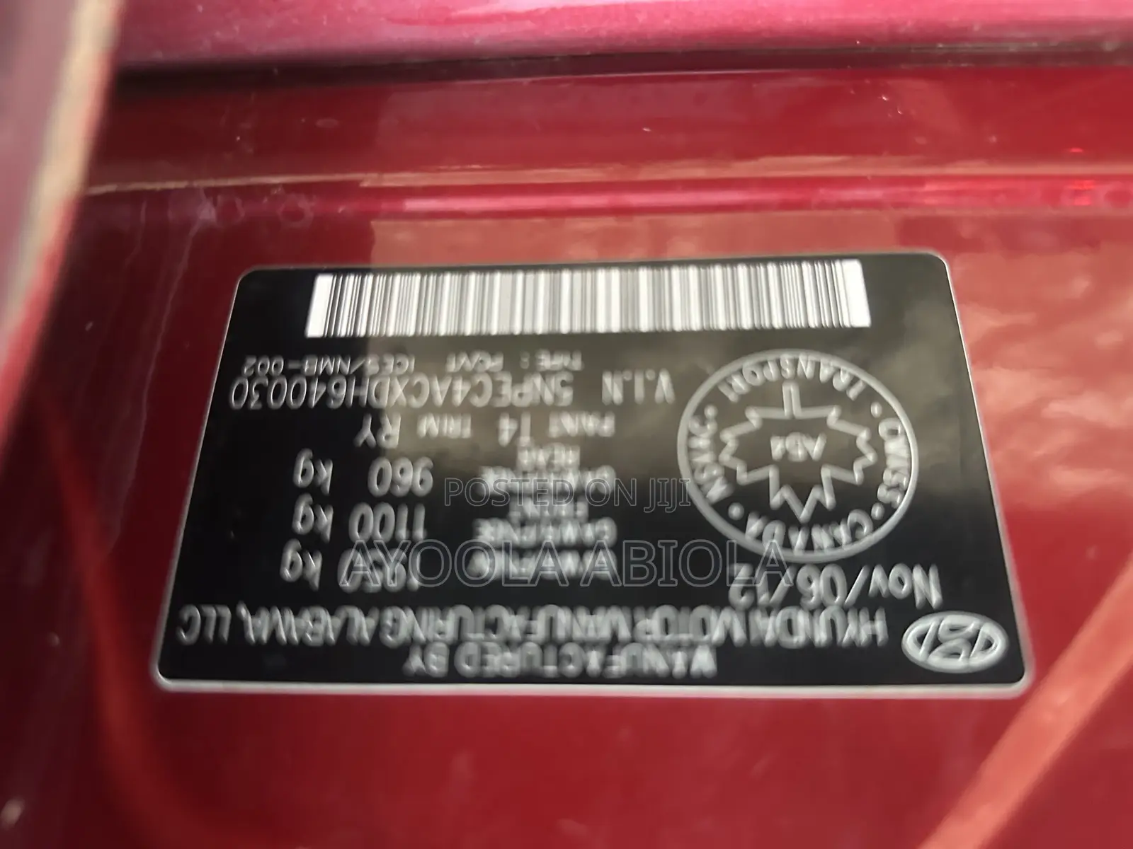 Hyundai Sonata Limited Sedan FWD (2.4L 4cyl 6A) 2013 Red