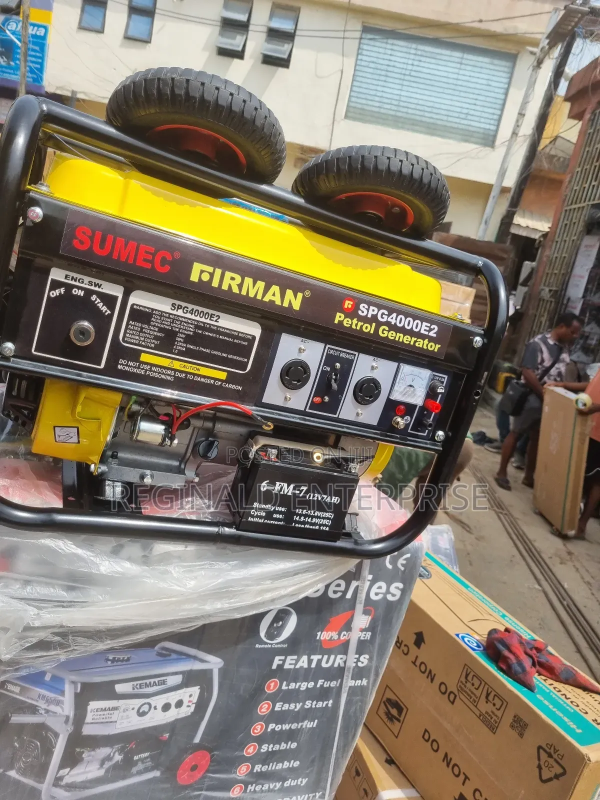 Sumec Firman 4000e2 With Key Starter And Tyred