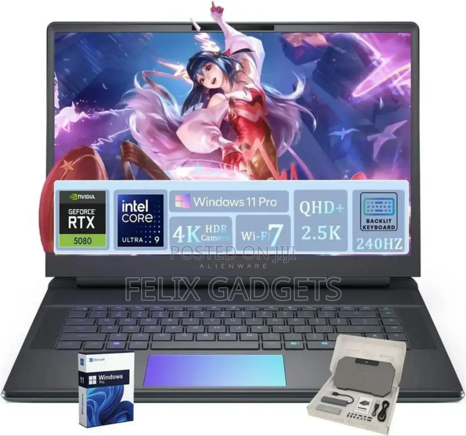 New Laptop Dell Alienware 18 Area-51 32GB Intel Core Ultra 9 SSD 2T