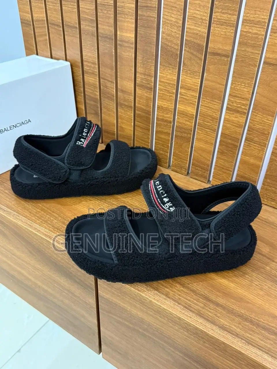 Balenciaga Furry Sandals