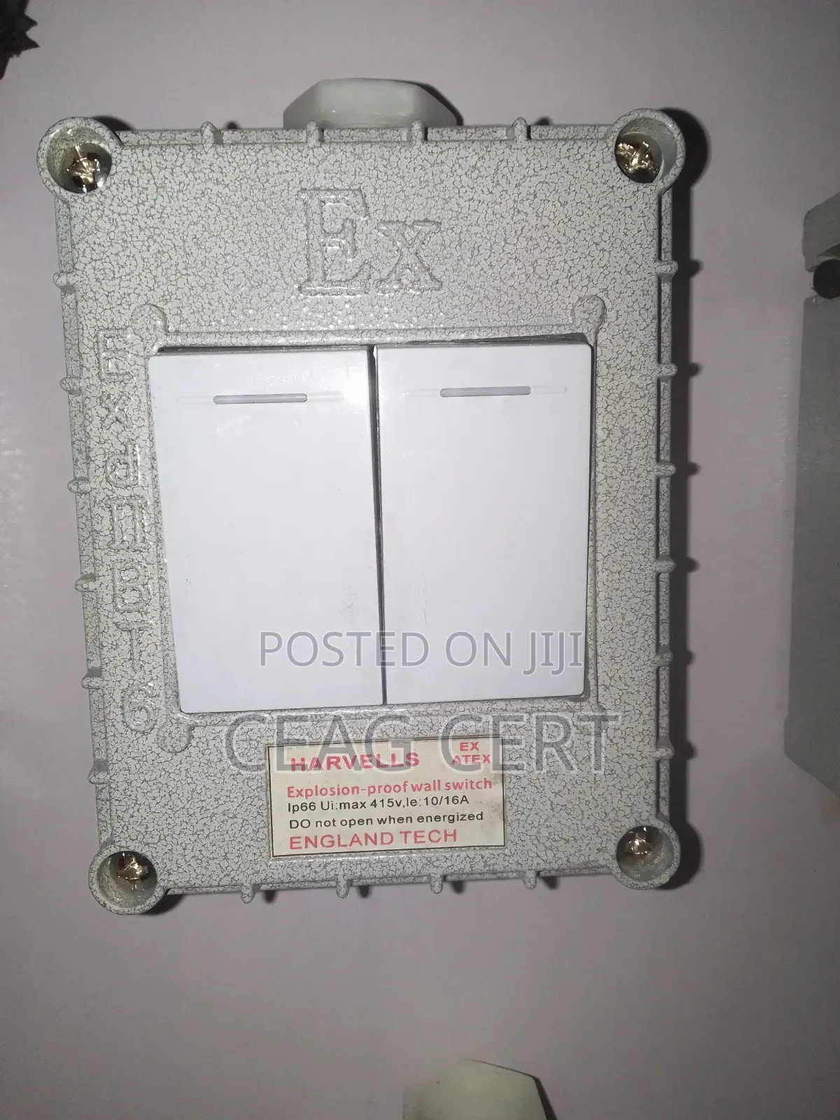 1gang and 2gang Ex Switches Fire Proof