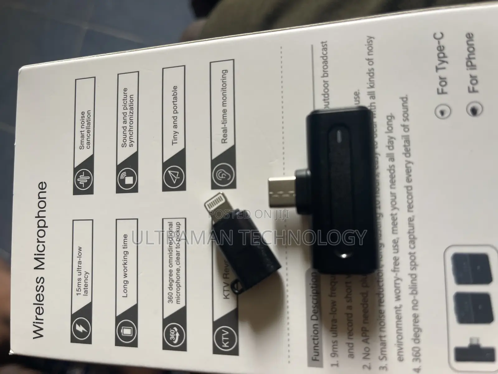 Standard Sx8 Wireless Microphone (Noise Cancellation )