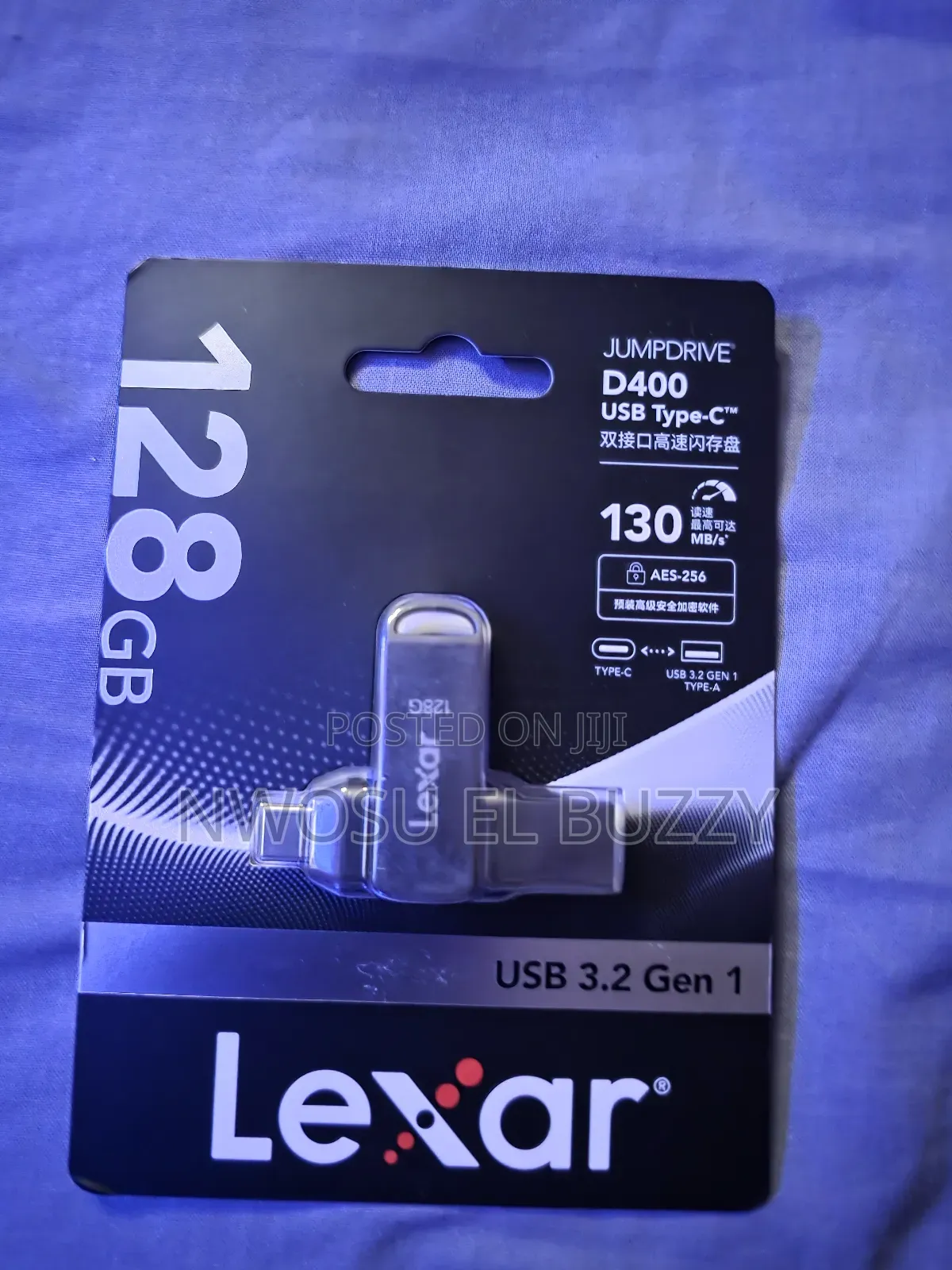 Lexar Jumpdrive Dual Drive D400 128gb