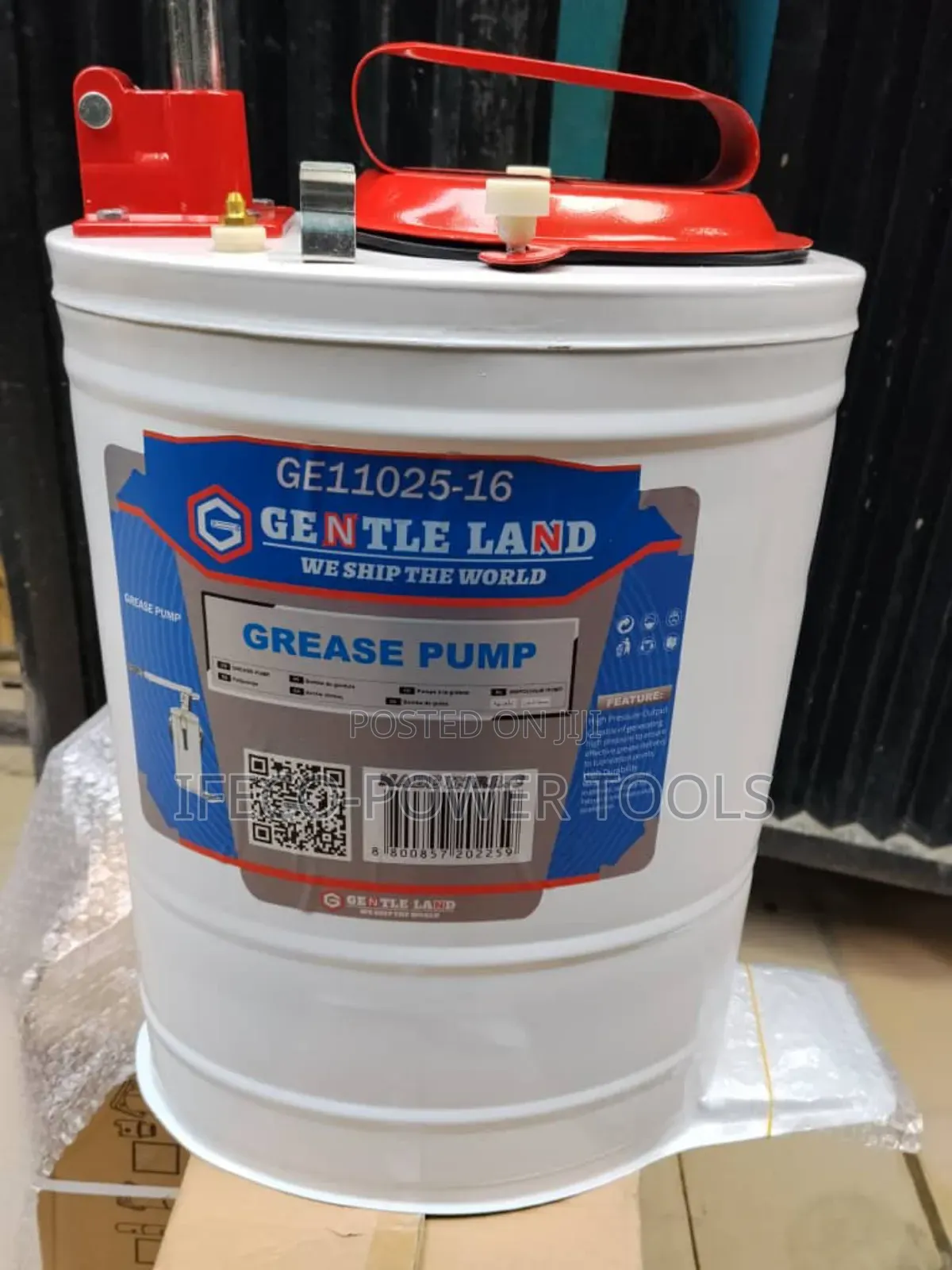Manual Grease Pump Bucket