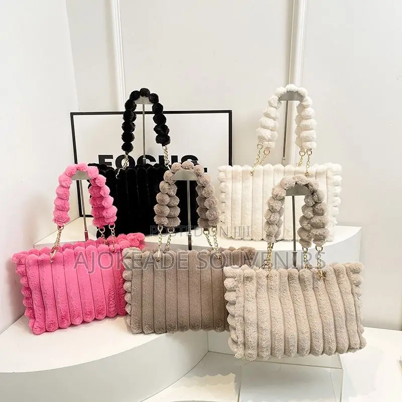 Fashion Plush Tote Bag.