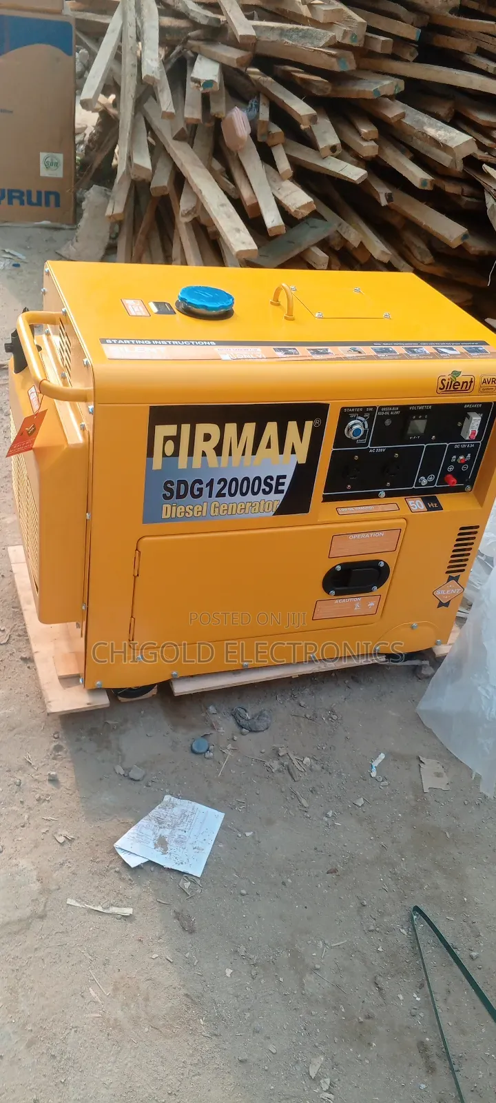 Original Firman Desu Generator 100% Copper Coil 12. Kva