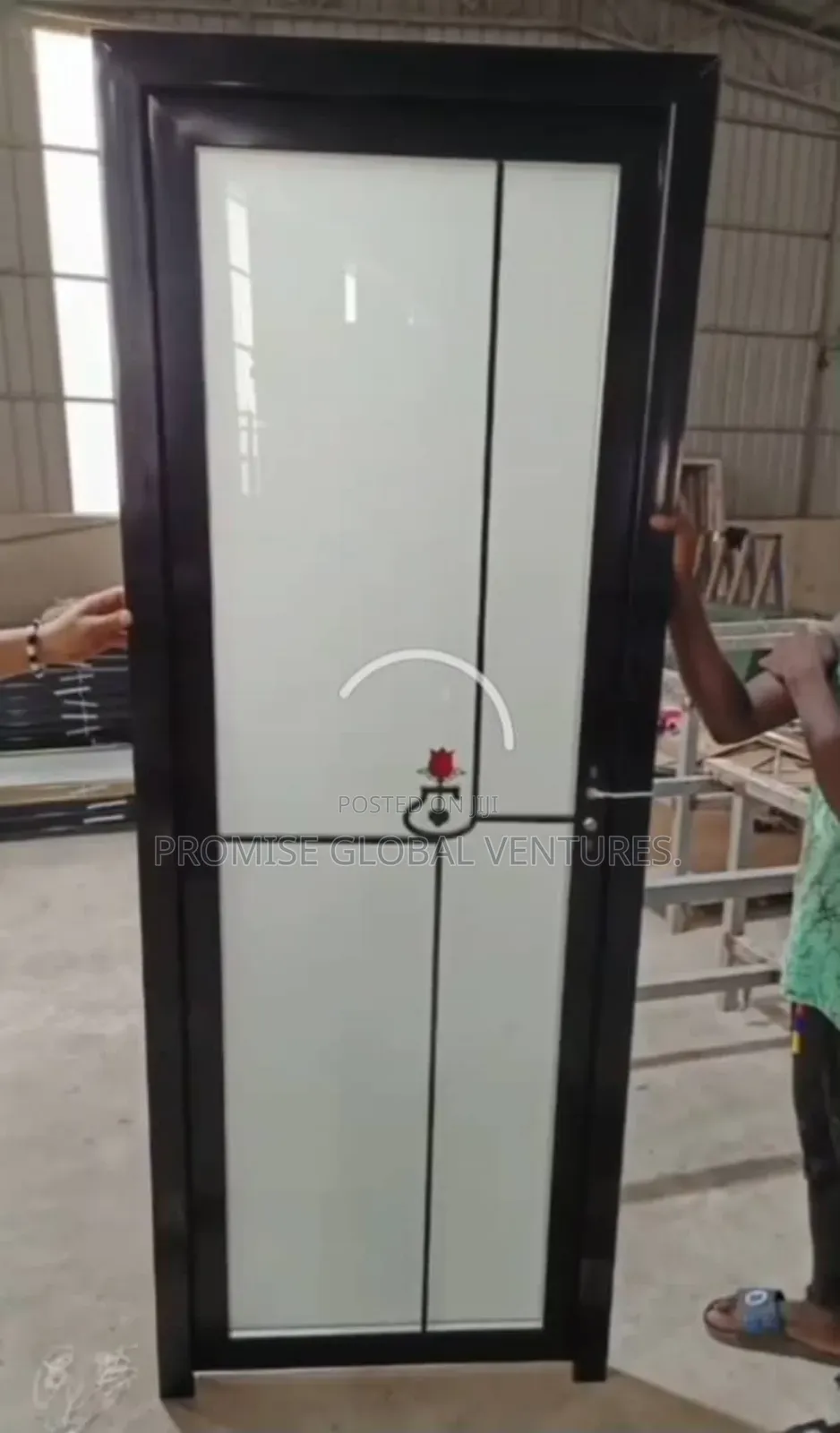 Full Glass Toilet Door