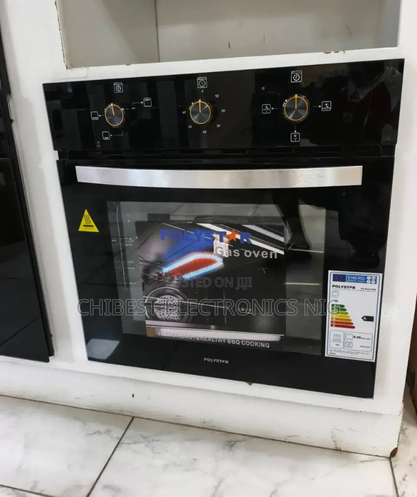 Original Quality Polystar Built-in Gas User Oven 60cm With Grill 75l