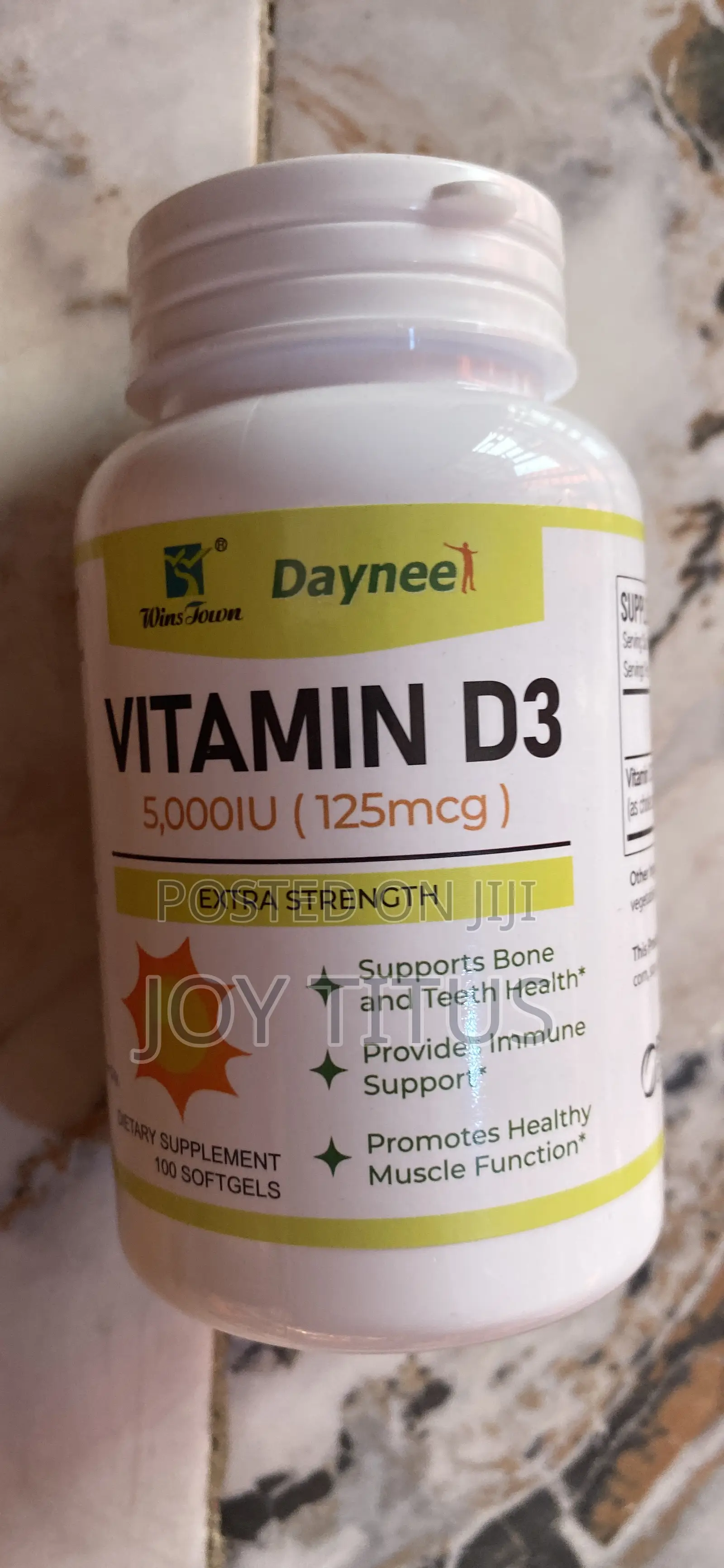 Vitamin D3 Dietary Supplement 125mg