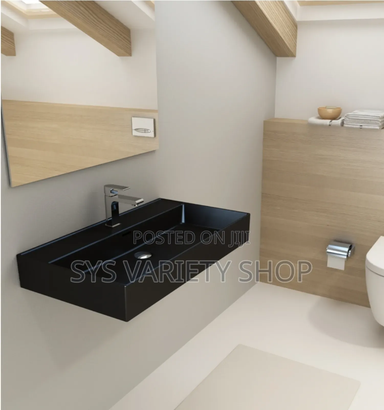 Bathroom Sink / Ceramic Wash Basin 60x45x12 Cm