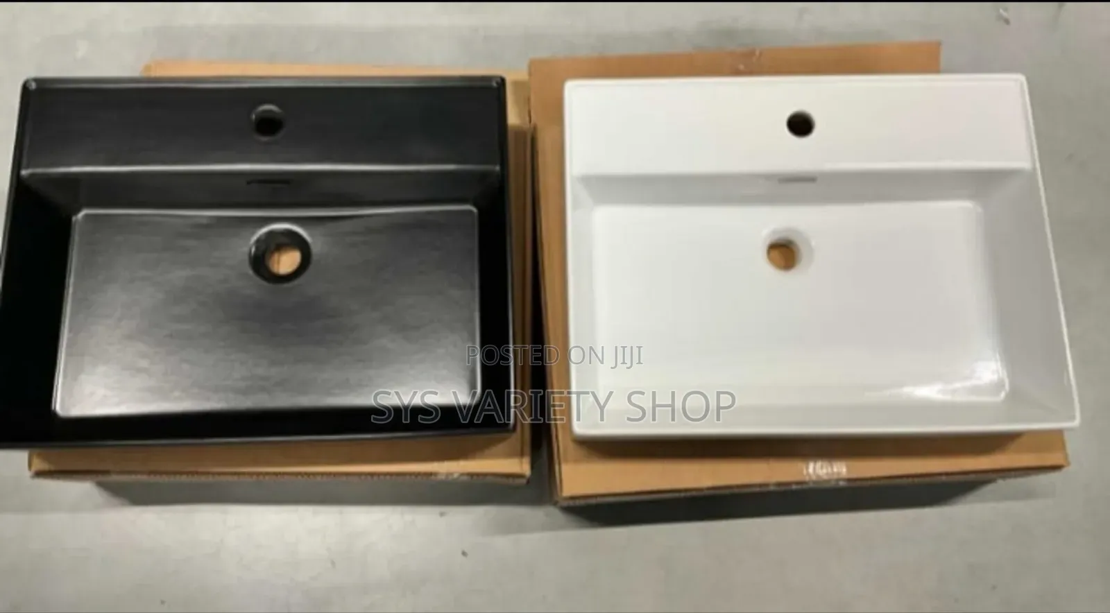 Bathroom Sink / Ceramic Wash Basin 60x45x12 Cm