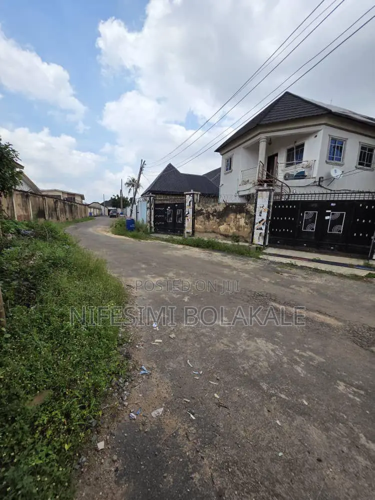 1500sqm Corner Piece Land With a Structure Opp Bon Hotel, New Bodija