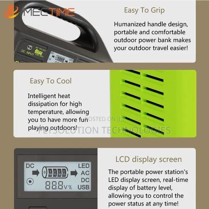 Eg009li 300watts Portable Power Station Solar Generator — Reliable
