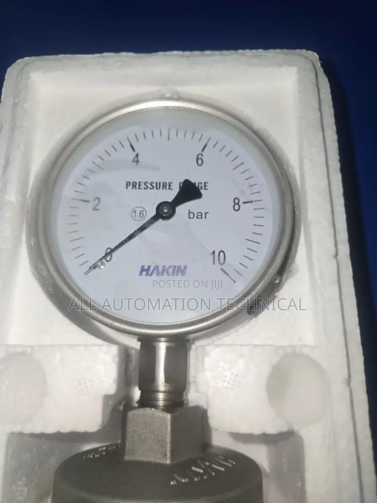 Stainless Diaphragm Pressure Gauges 0 ~10bar, 100mm