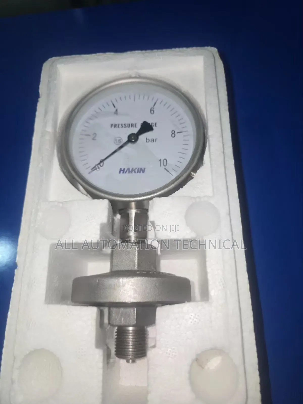 Stainless Diaphragm Pressure Gauges 0 ~10bar, 100mm
