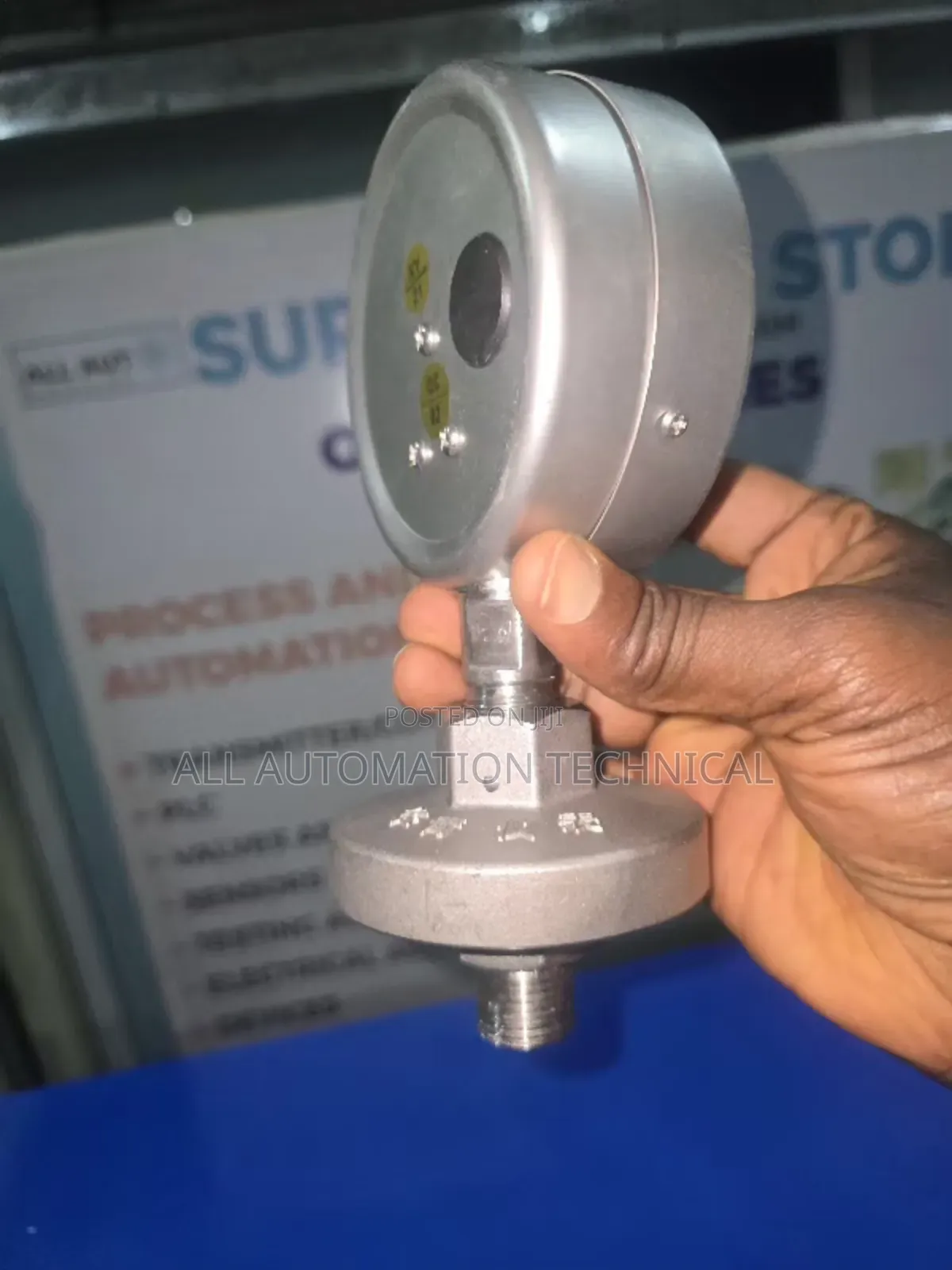 Stainless Diaphragm Pressure Gauges 0 ~10bar, 100mm