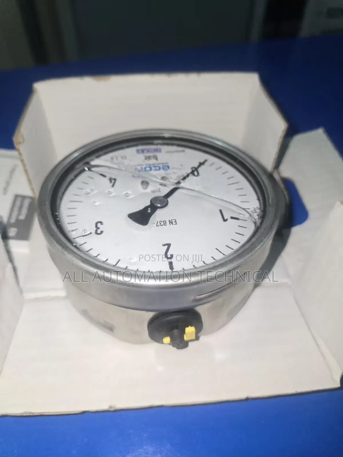 Wika 233.50.100 Manometer Pressure Gauge 4 Bar G1/2b Unten Stainless