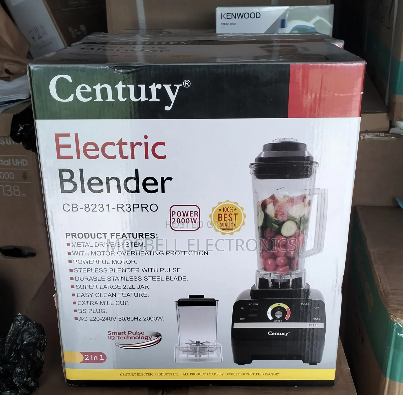 Century 2000watts Cb-8231-R3pro Electric Blender
