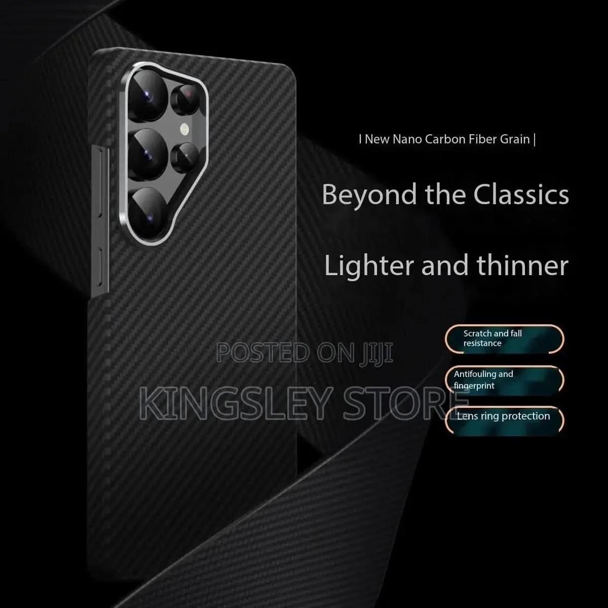 Samsung Galaxy S26 Ultra Carbon Fiber Case, Slim Thin Magsafe Case