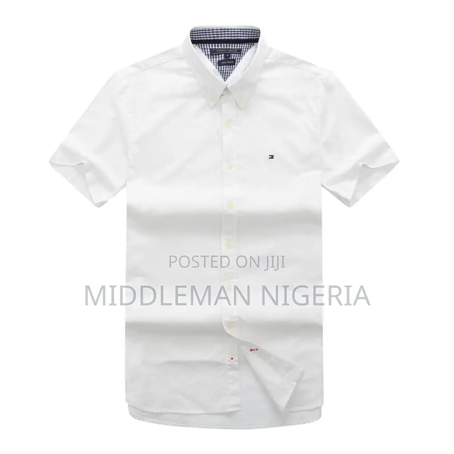 Tommy Hilfiger Plain Short Sleeves Shirts