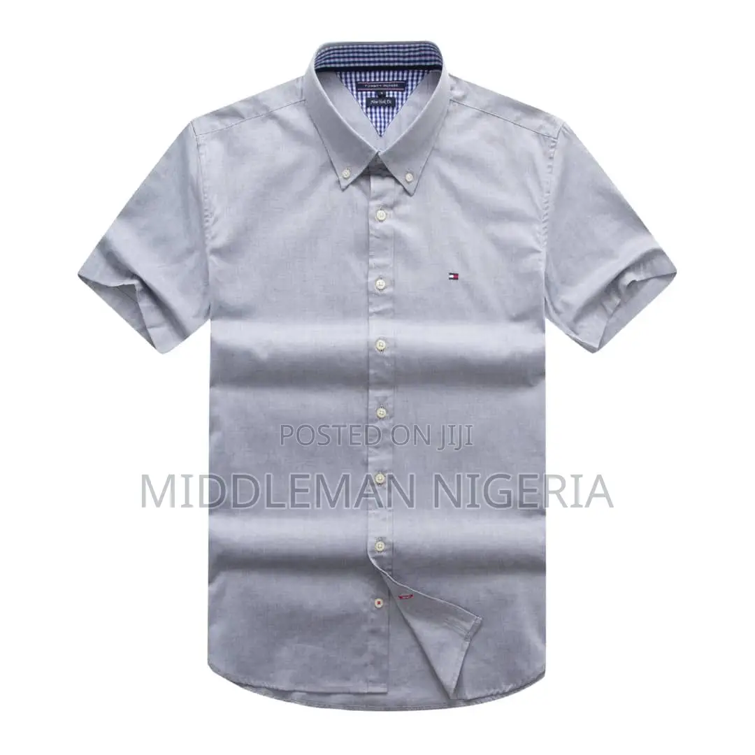 Tommy Hilfiger Plain Short Sleeves Shirts