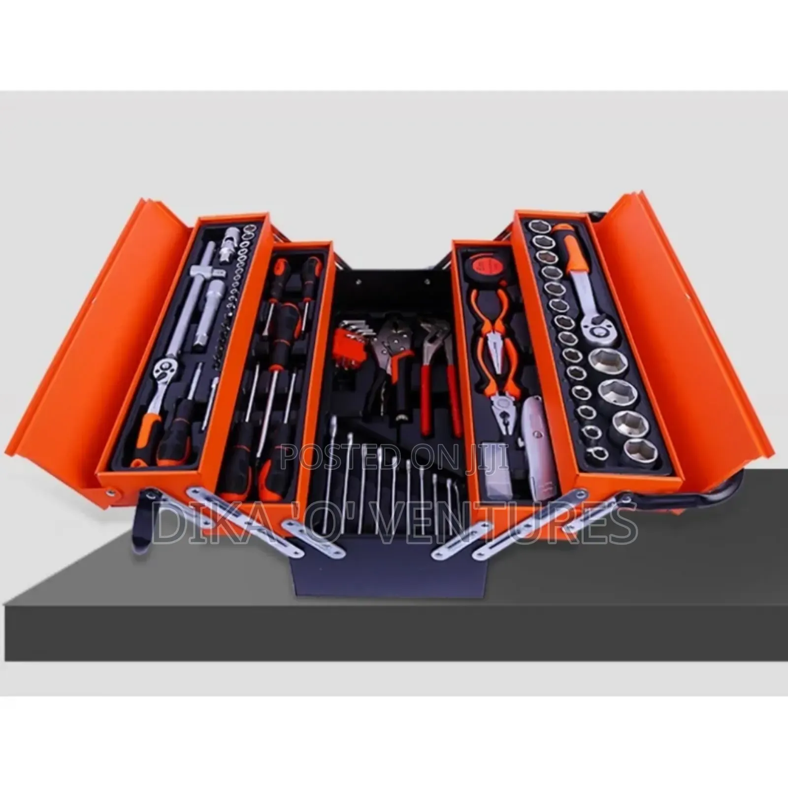 85pcs Portable Folding Tools Box Set Car