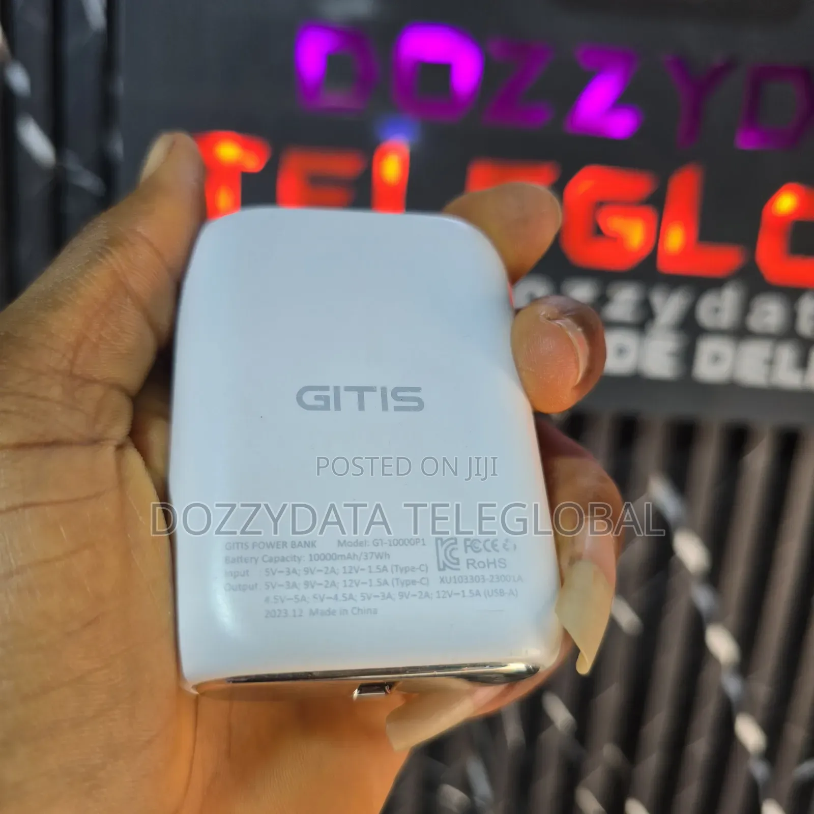 Gitis 10000mah Powerbank Model Gt-10000p1