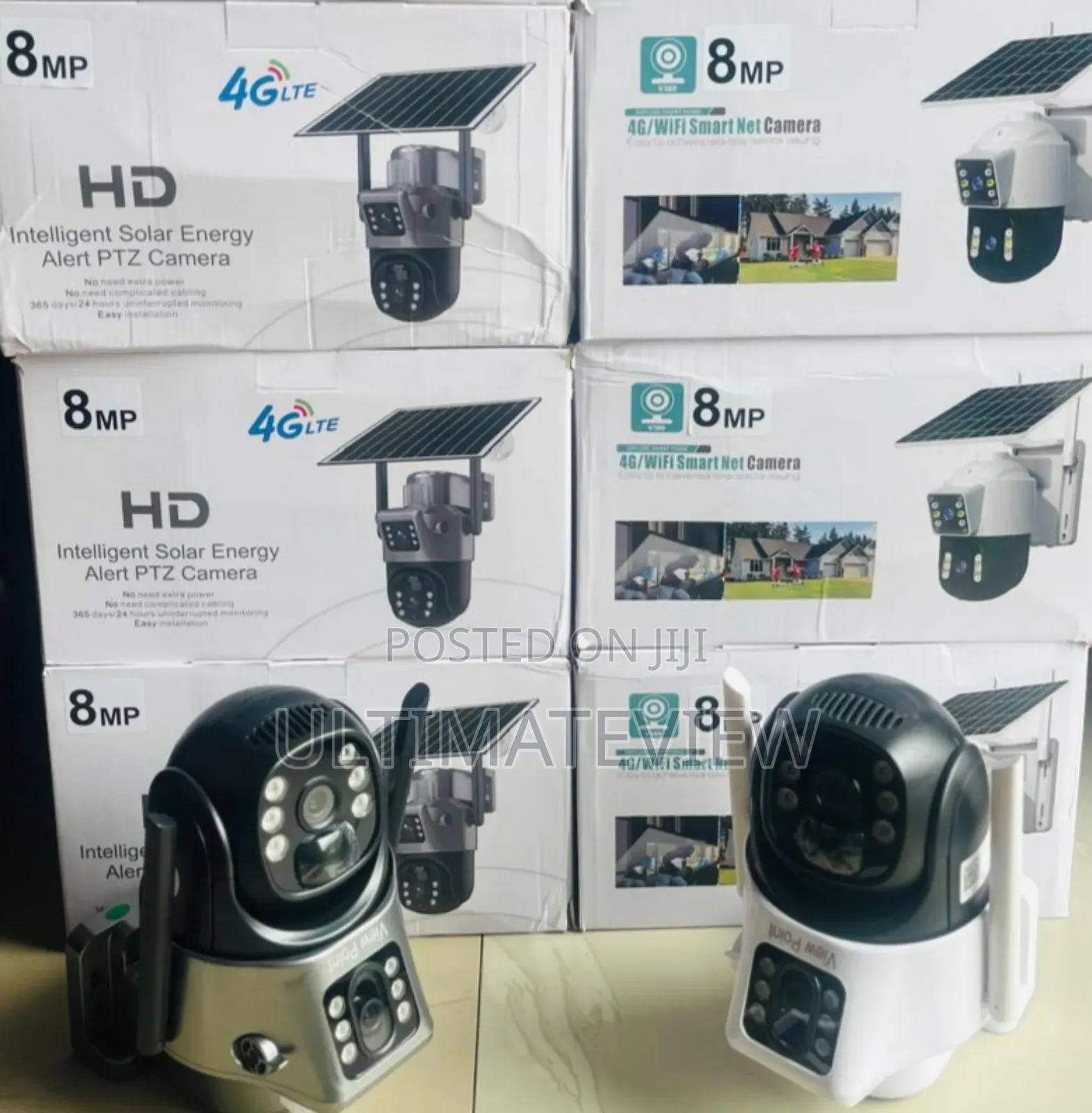 Smart Solar Camera Simcard 8mp Dual Lens