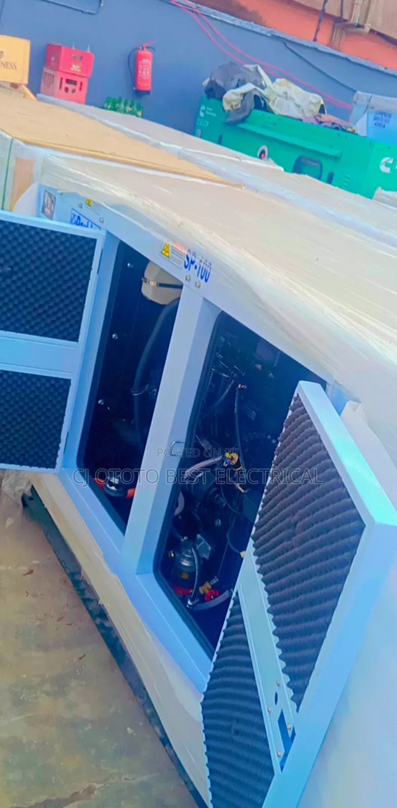 100kva Perkins Generator Soundproof 2 Years Warranty Brand New